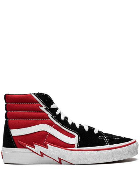 Sk8 Hi Bolt "Red/Black/White" sneakers by VANS