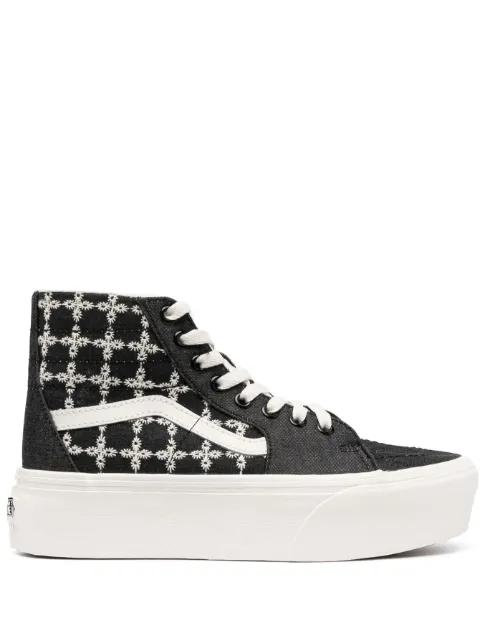 Sk8-Hi embroidered platform sneakers by VANS
