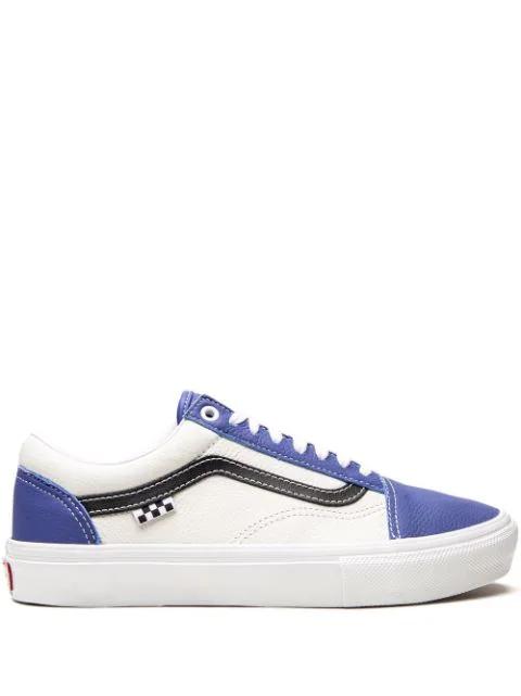 Skate Old Skool "Sport Leather - Blue/White" sneakers by VANS