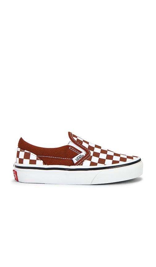 Vans Kids Classic Slip-on in Rust by VANS