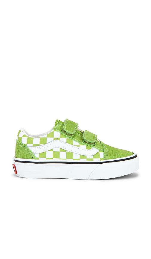 Vans Kids Old Skool V in Green by VANS