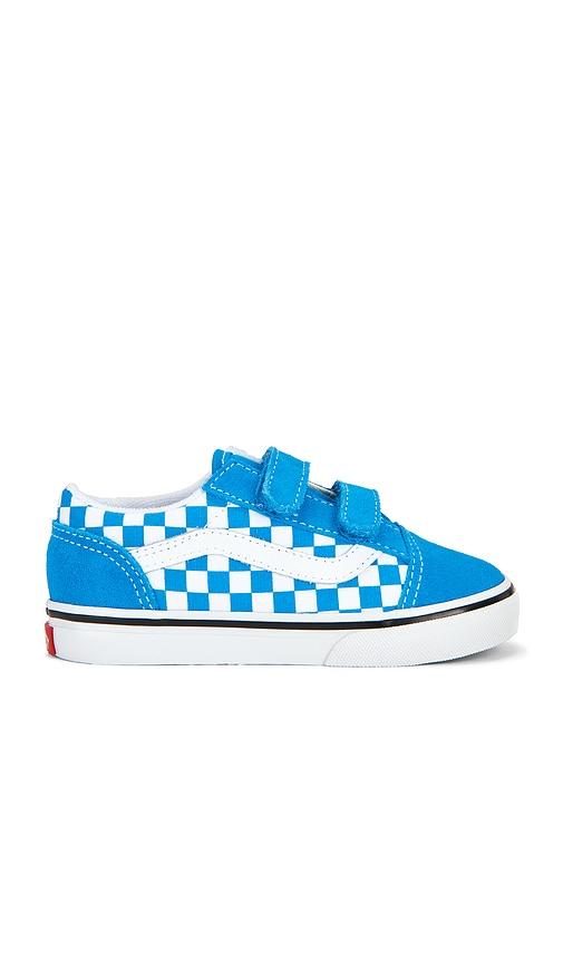 Vans Toddler Old Skool V in Blue by VANS