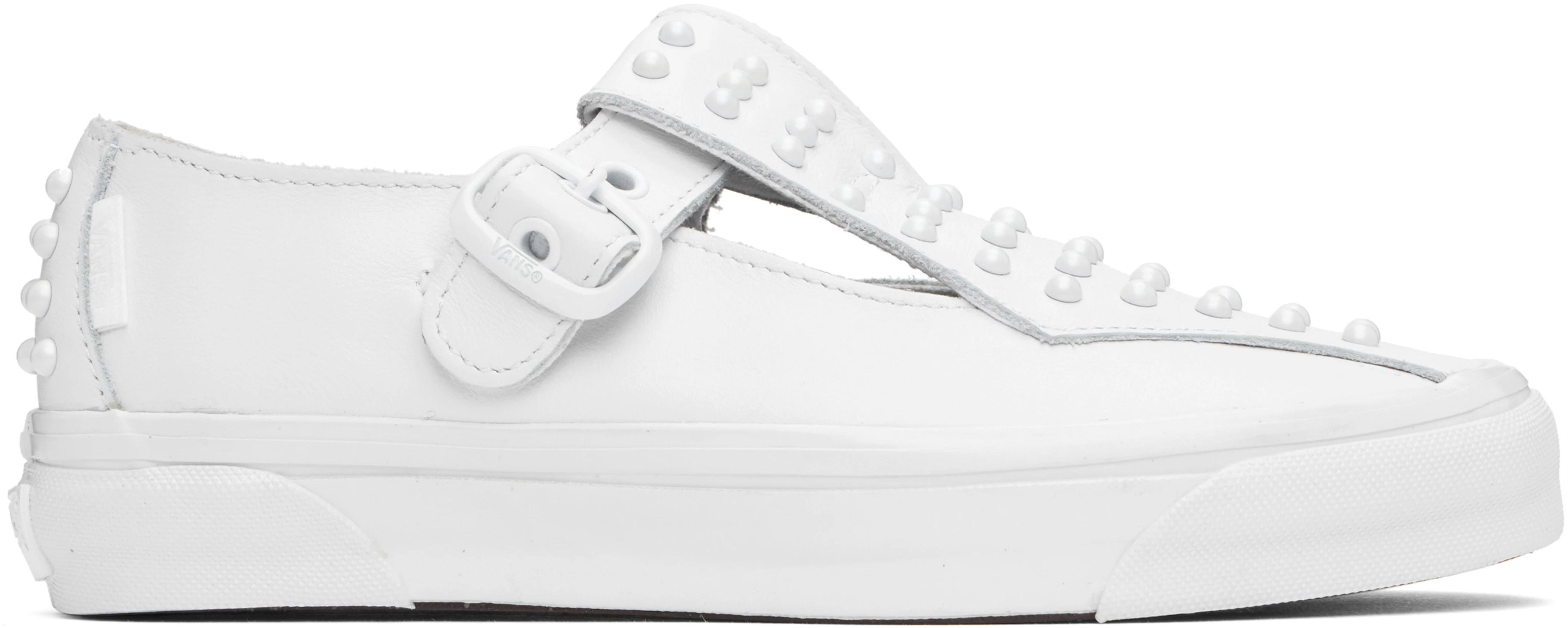 White LX Mary Jane 93 Sneakers by VANS