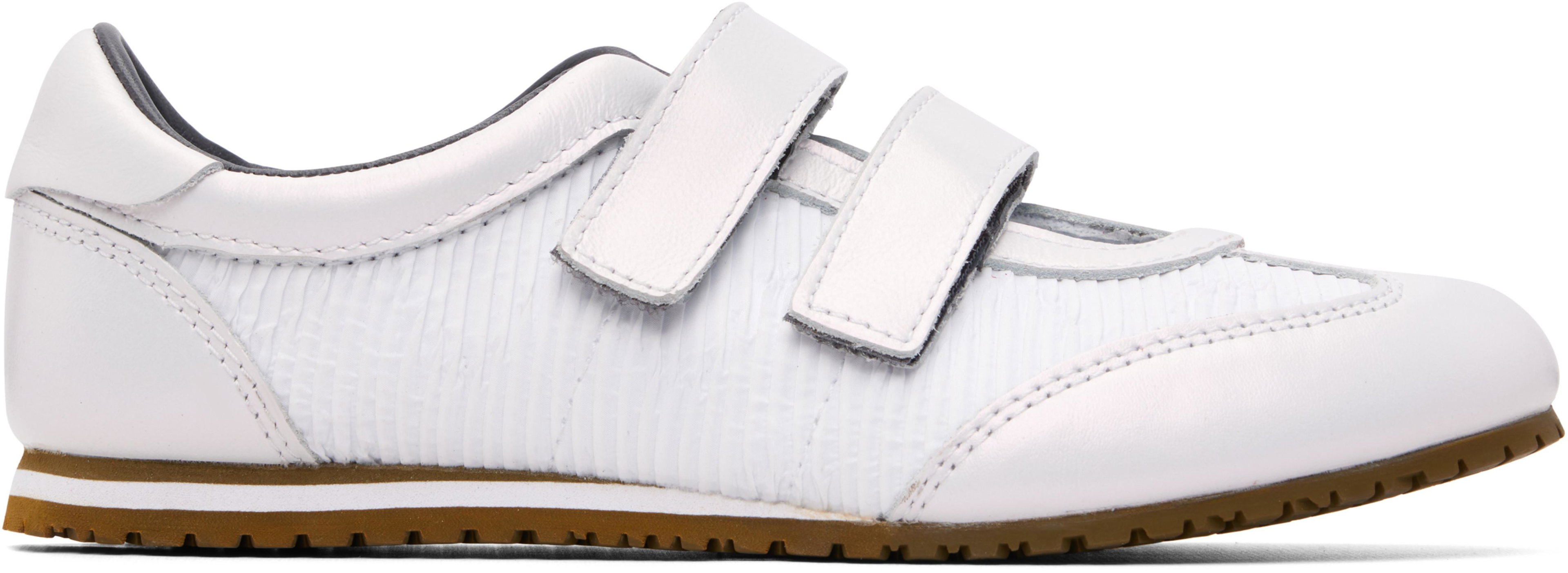 White LX Mary Jane SLP Sneakers by VANS