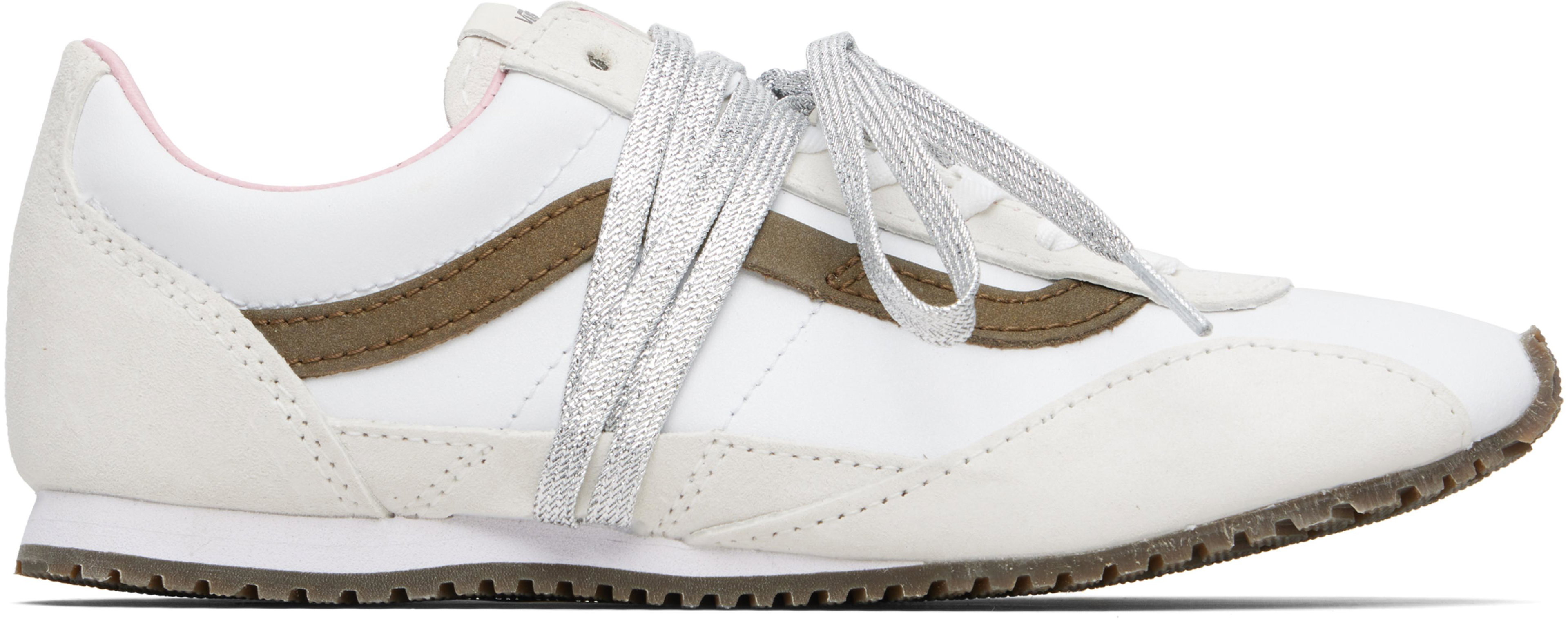 White LX SLP Trainer Sneakers by VANS