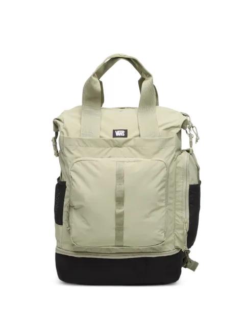 Wilder logo-patch panelled backpack by VANS