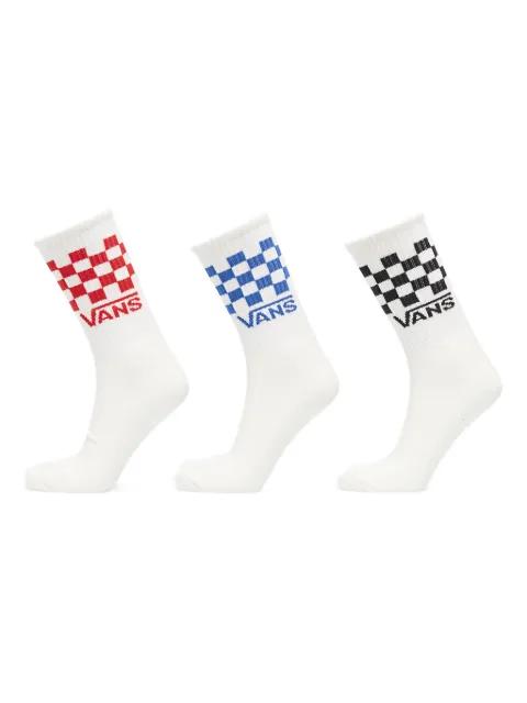checkerboard logo crew socks (pack of three) by VANS checkerboard logo crew socks (pack of three) by VANS