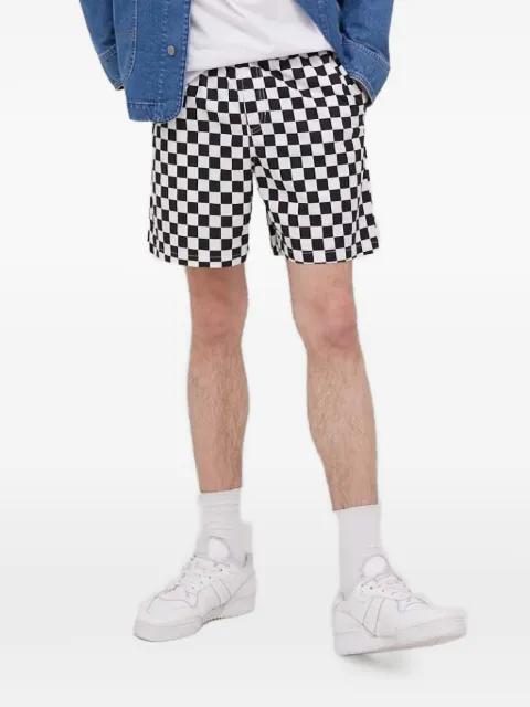 checkered drawstring shorts by VANS
