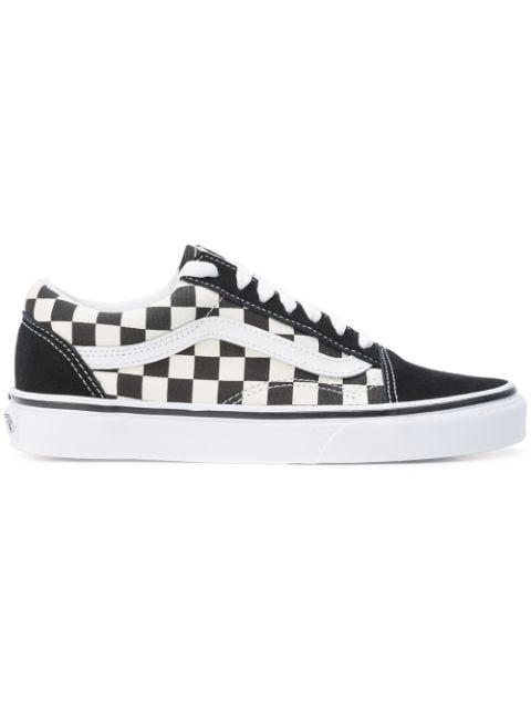 checkered sneakers by VANS