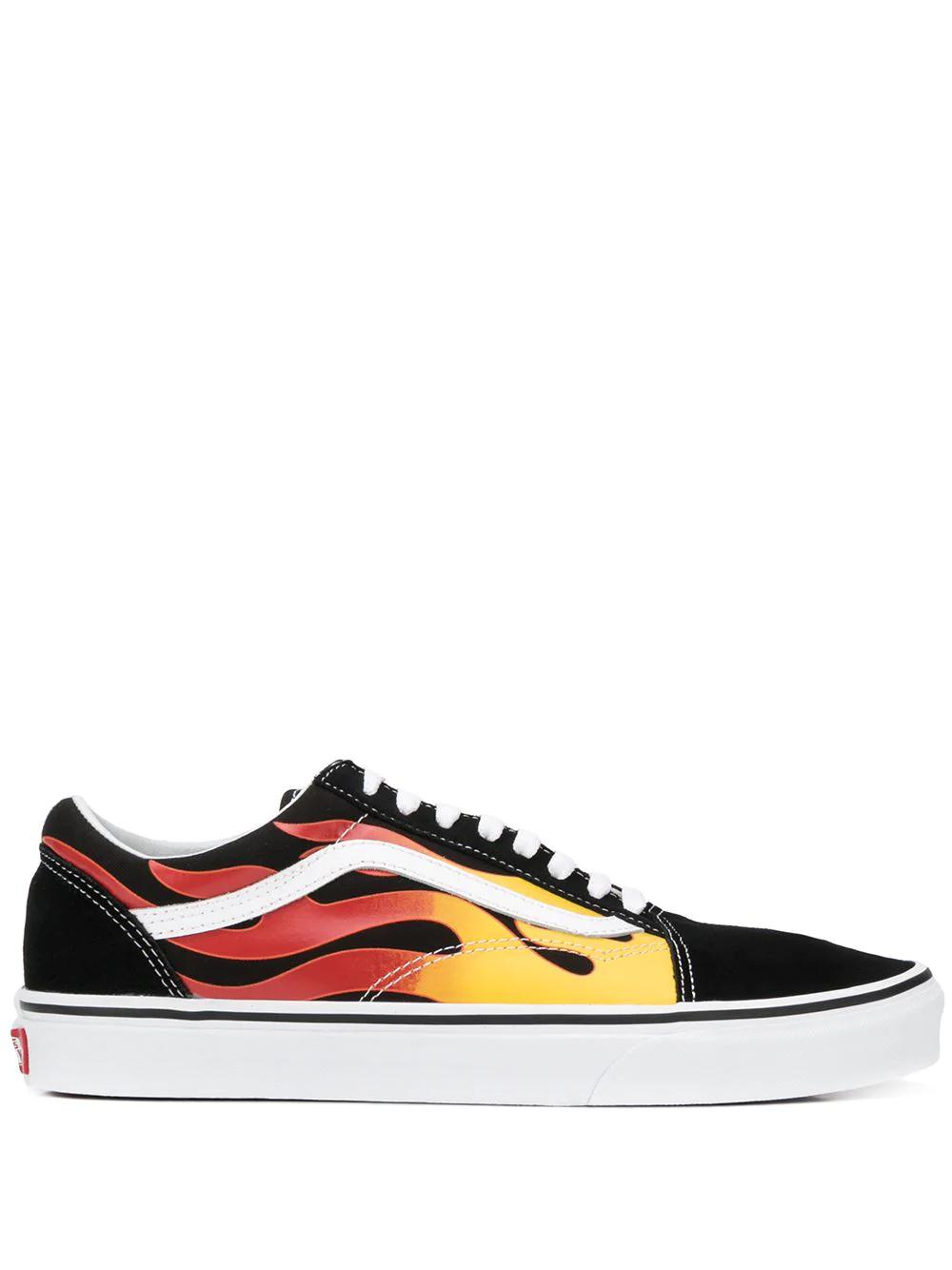 flame Old Skool sneakers by VANS
