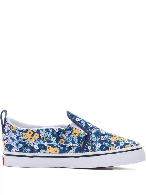floral-print slip-on sneakers by VANS