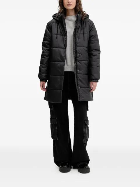 hoodied quilted puffer jacket by VANS