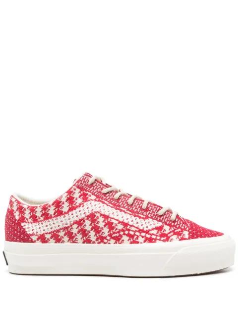 intarsia-knit sneakers by VANS