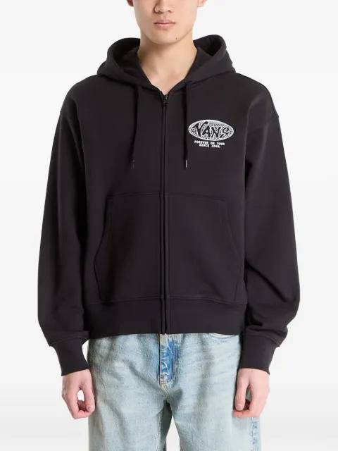 logo-print hoodie by VANS