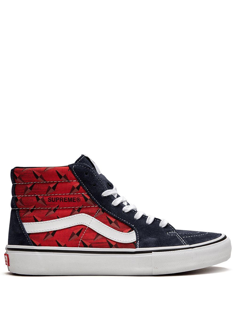 x Supreme Sk8-Hi Pro "Diamond Plate" sneakers by VANS