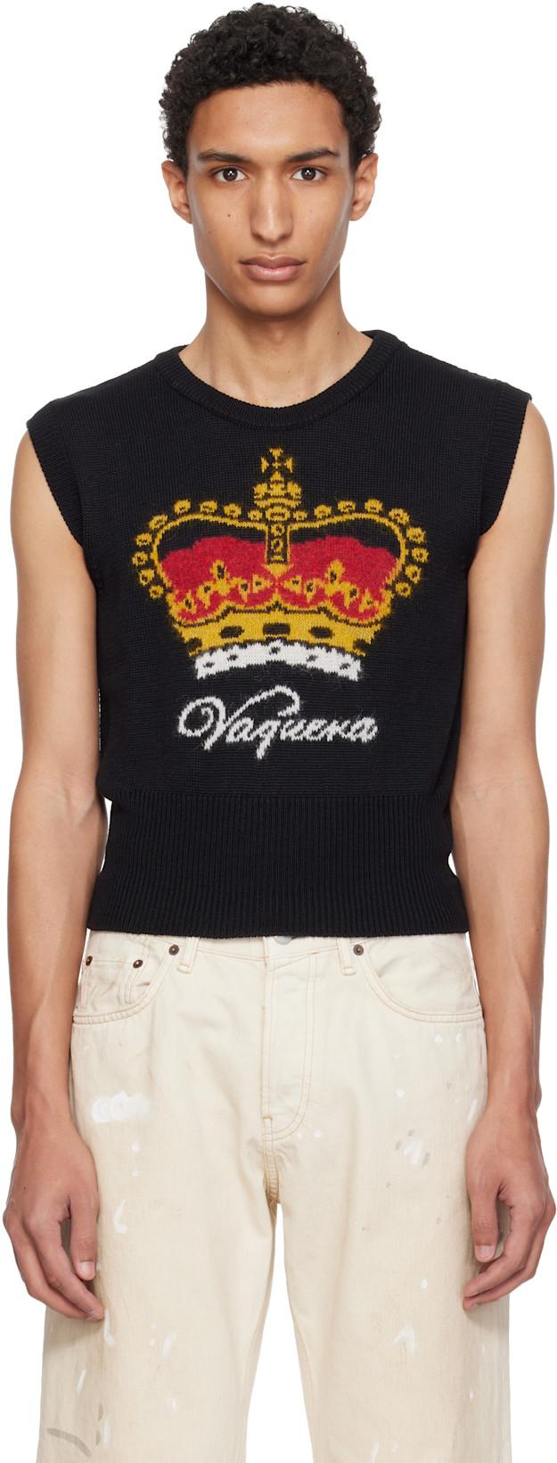 Black Crown Vest by VAQUERA
