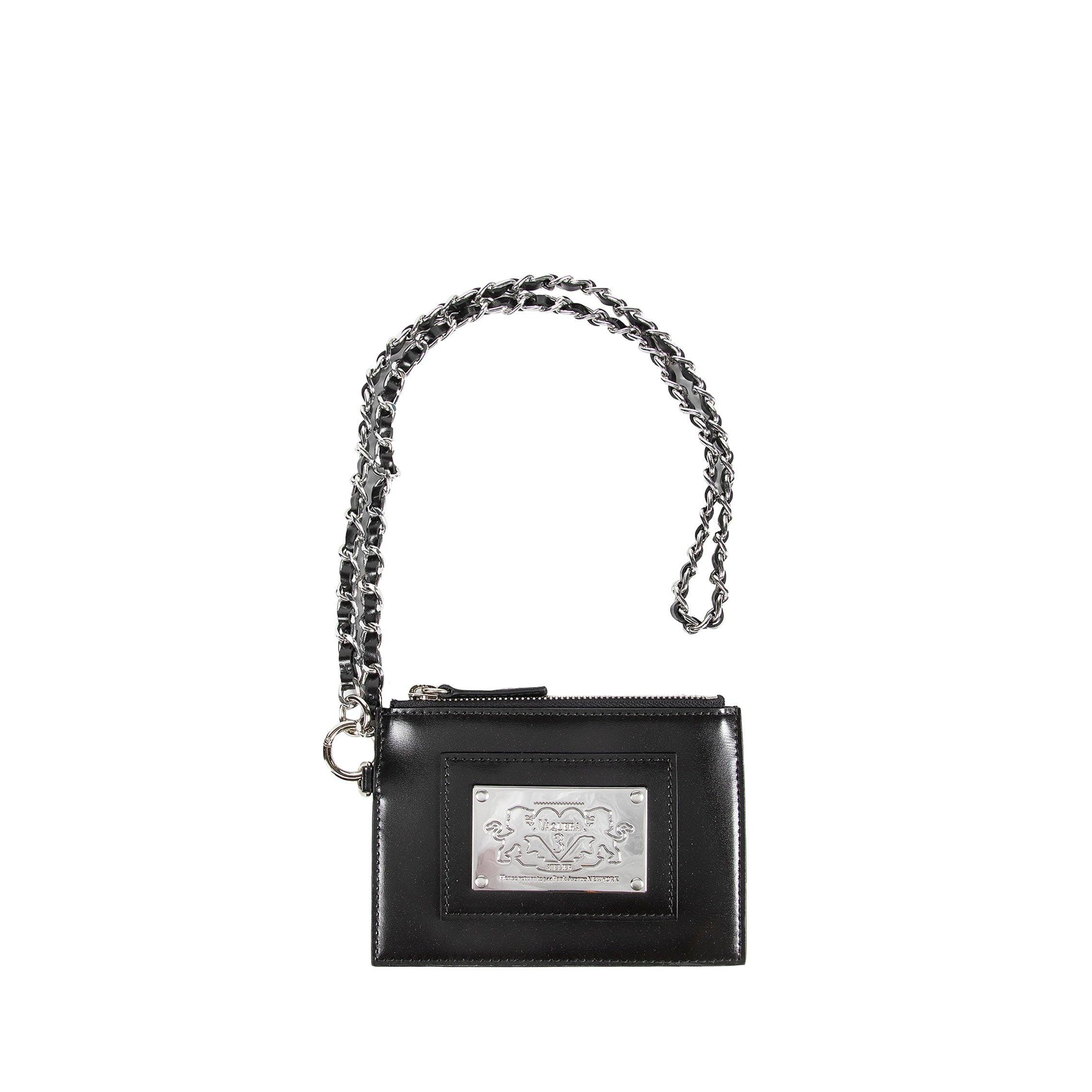 Coated Cotton Patch Chain Wallet by VAQUERA