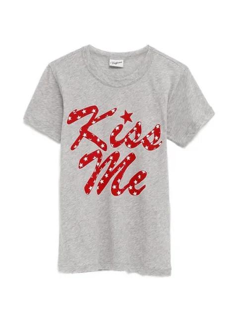 Kiss Me printed T-shirt by VAQUERA