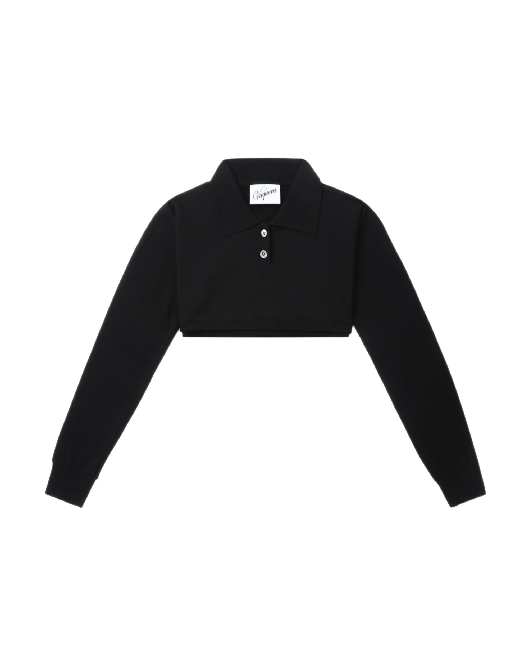 Logo knit polo by VAQUERA