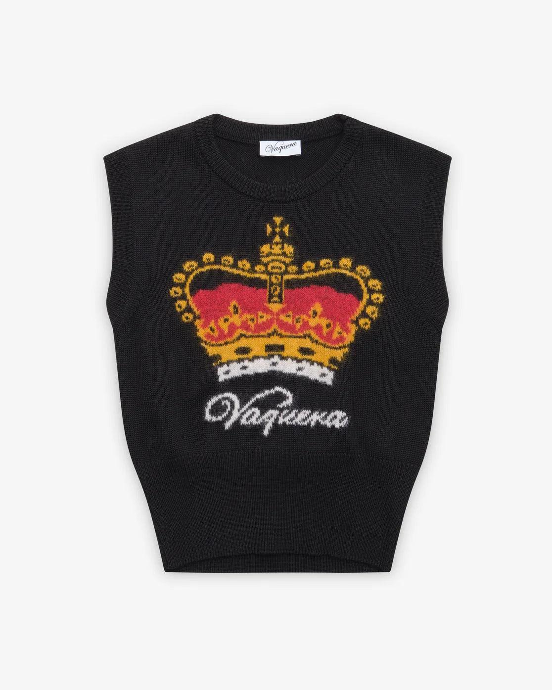 VAQUERA - Women's Crown Vest Knit - (Black) by VAQUERA