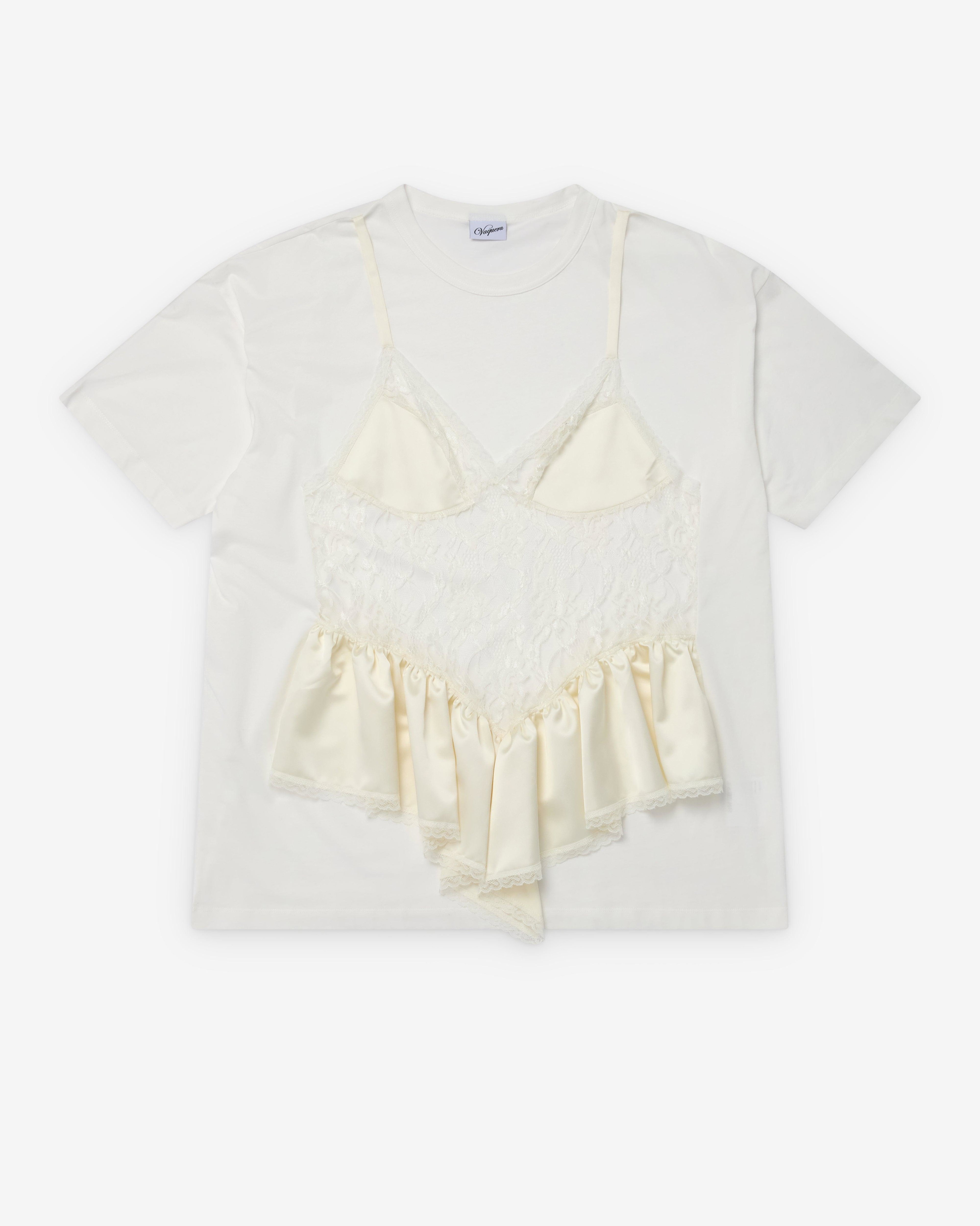 VAQUERA - Women's Teddy T Shirt Knit - (White) by VAQUERA