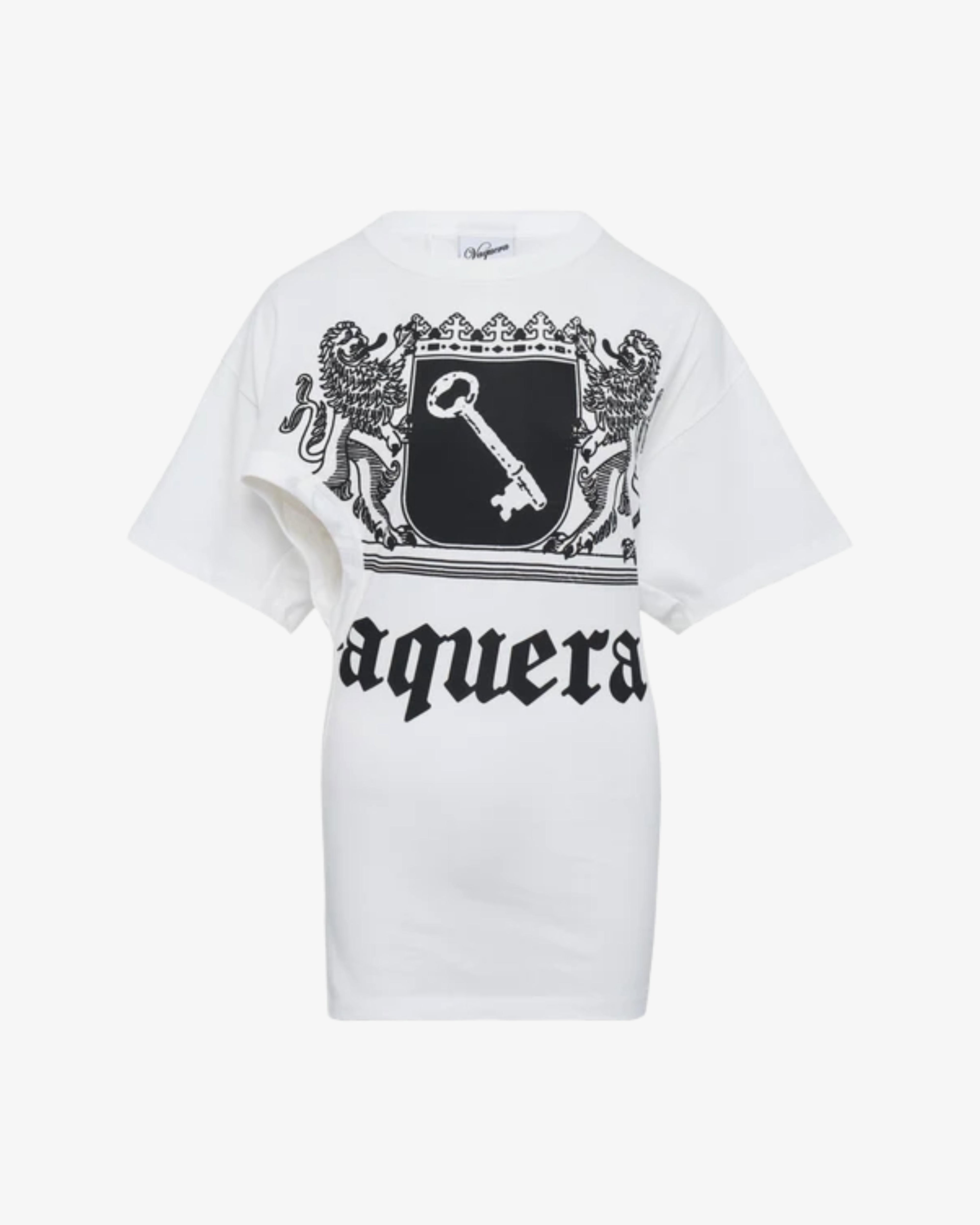 VAQUERA - Women's Twisted T Shirt Knit - (White) by VAQUERA