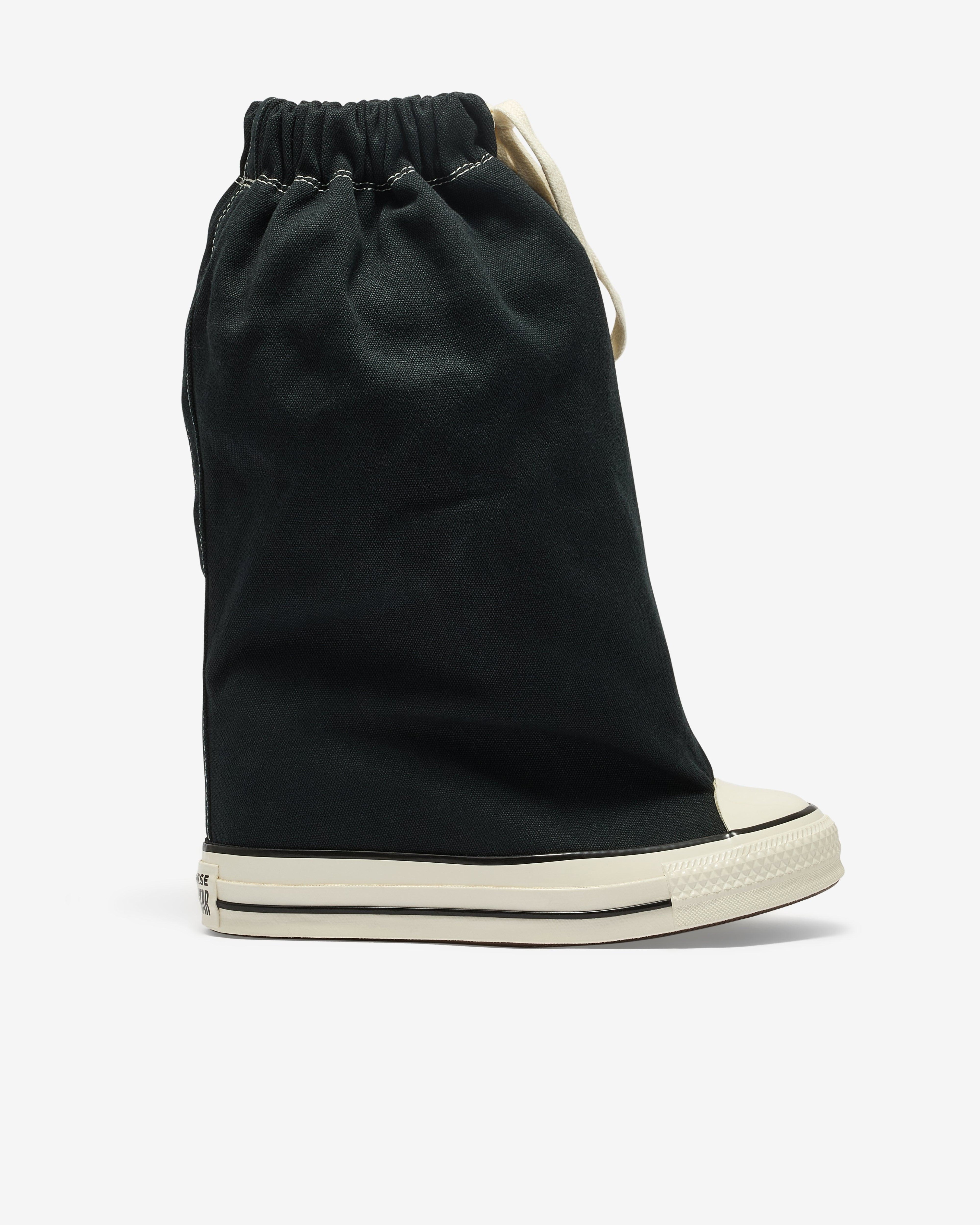 Vaquera - Chuck Taylor All Star X-Hi Slouch Wedges - (Black) by VAQUERA