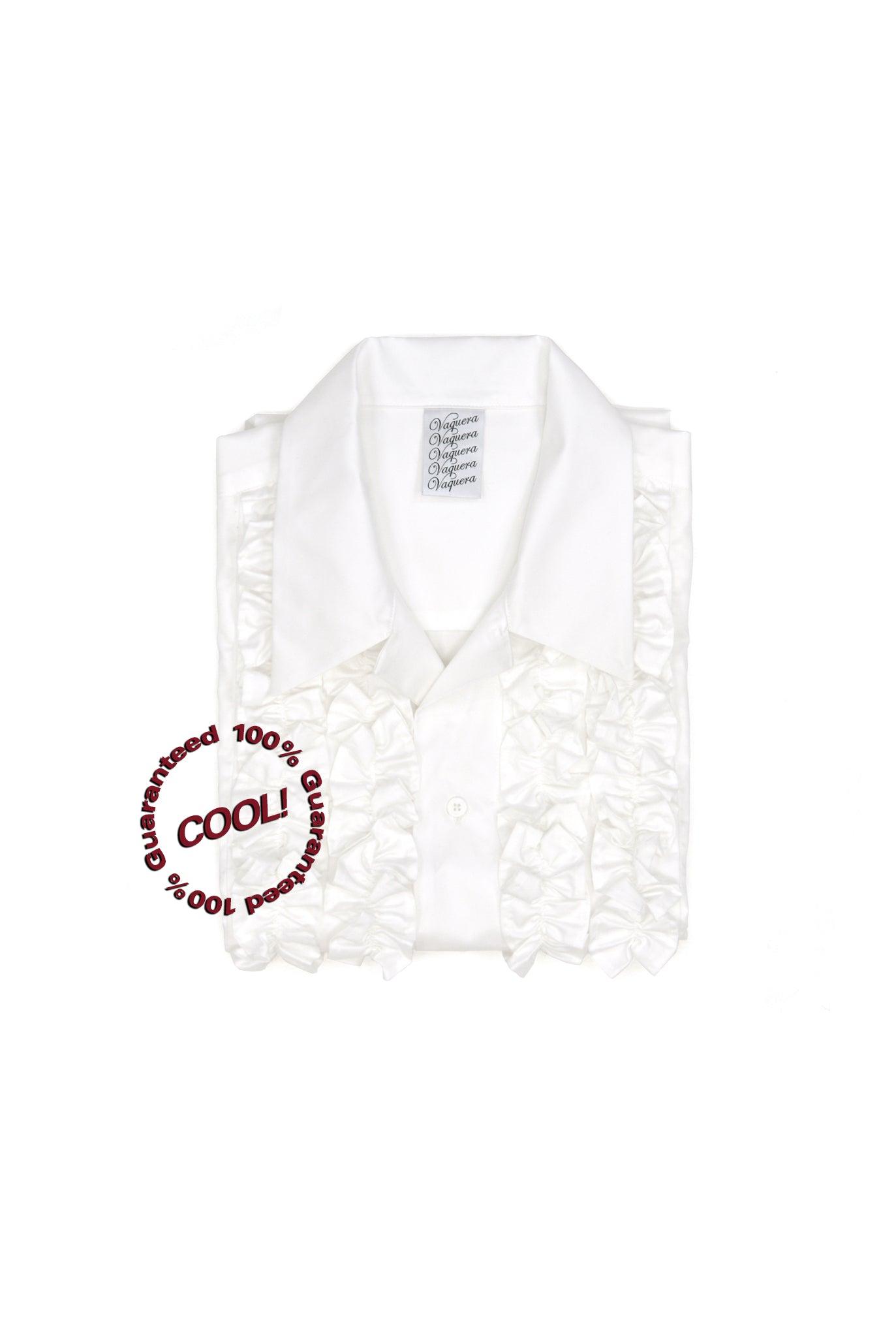 Vaquera Ruffled S/S Buttondown by VAQUERA