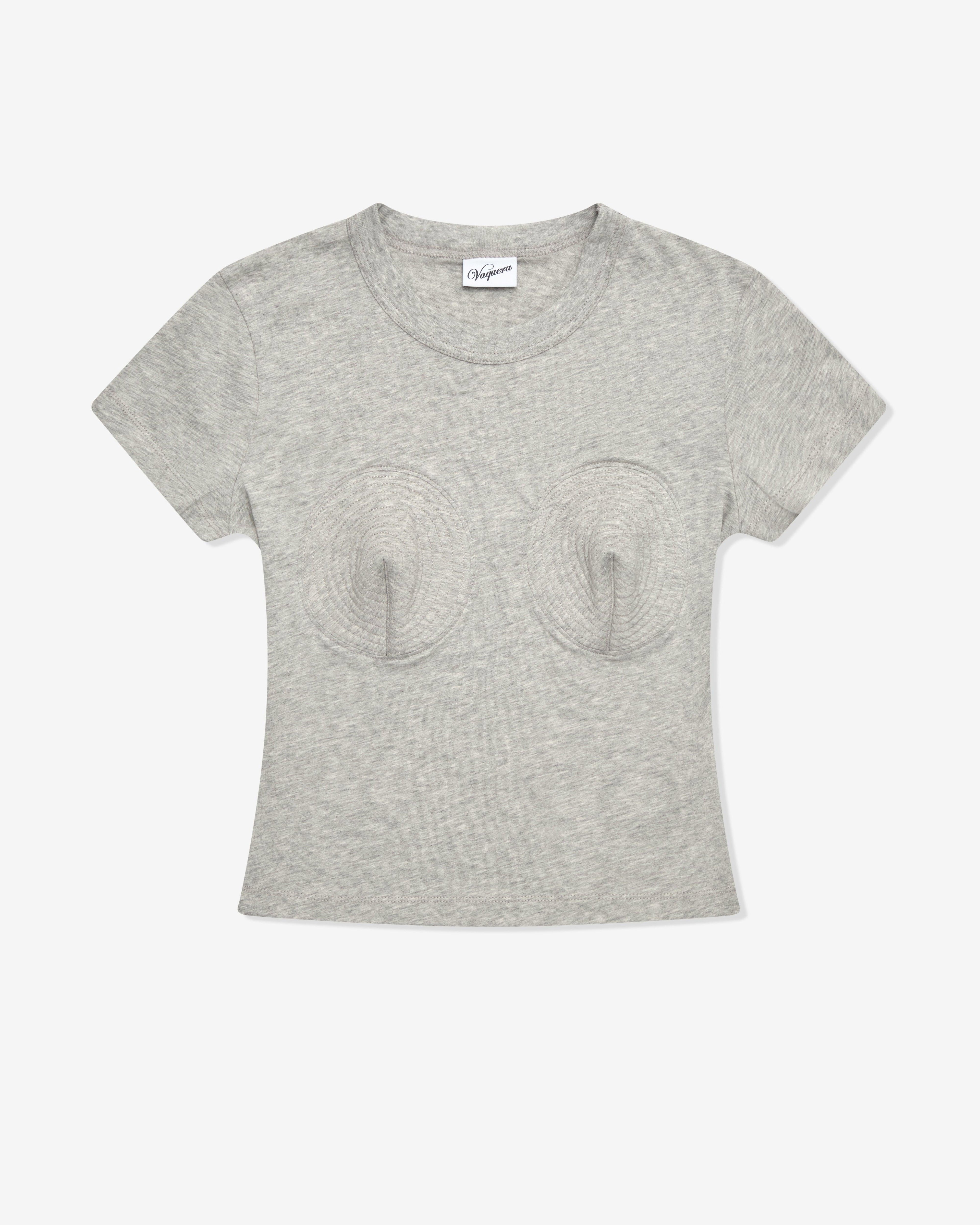 Vaquera - Women's Bullet Bra T-Shirt - (Grey) by VAQUERA