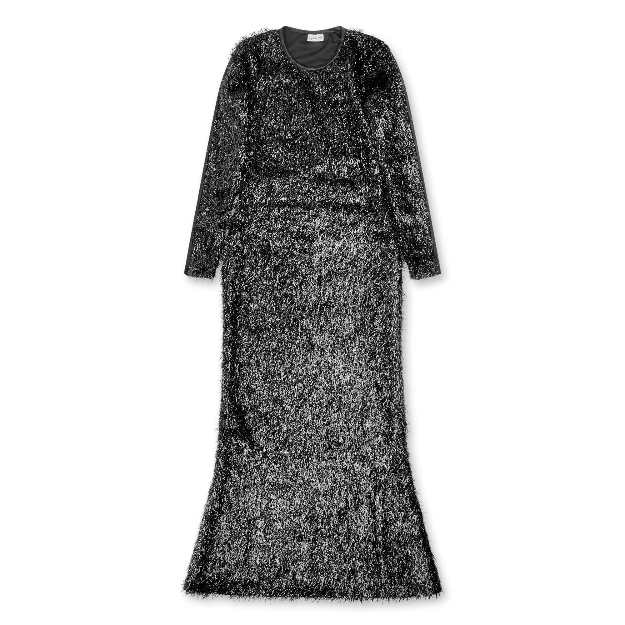 Vaquera - Women’s Frizzy Bodycon Dress - (Black) by VAQUERA
