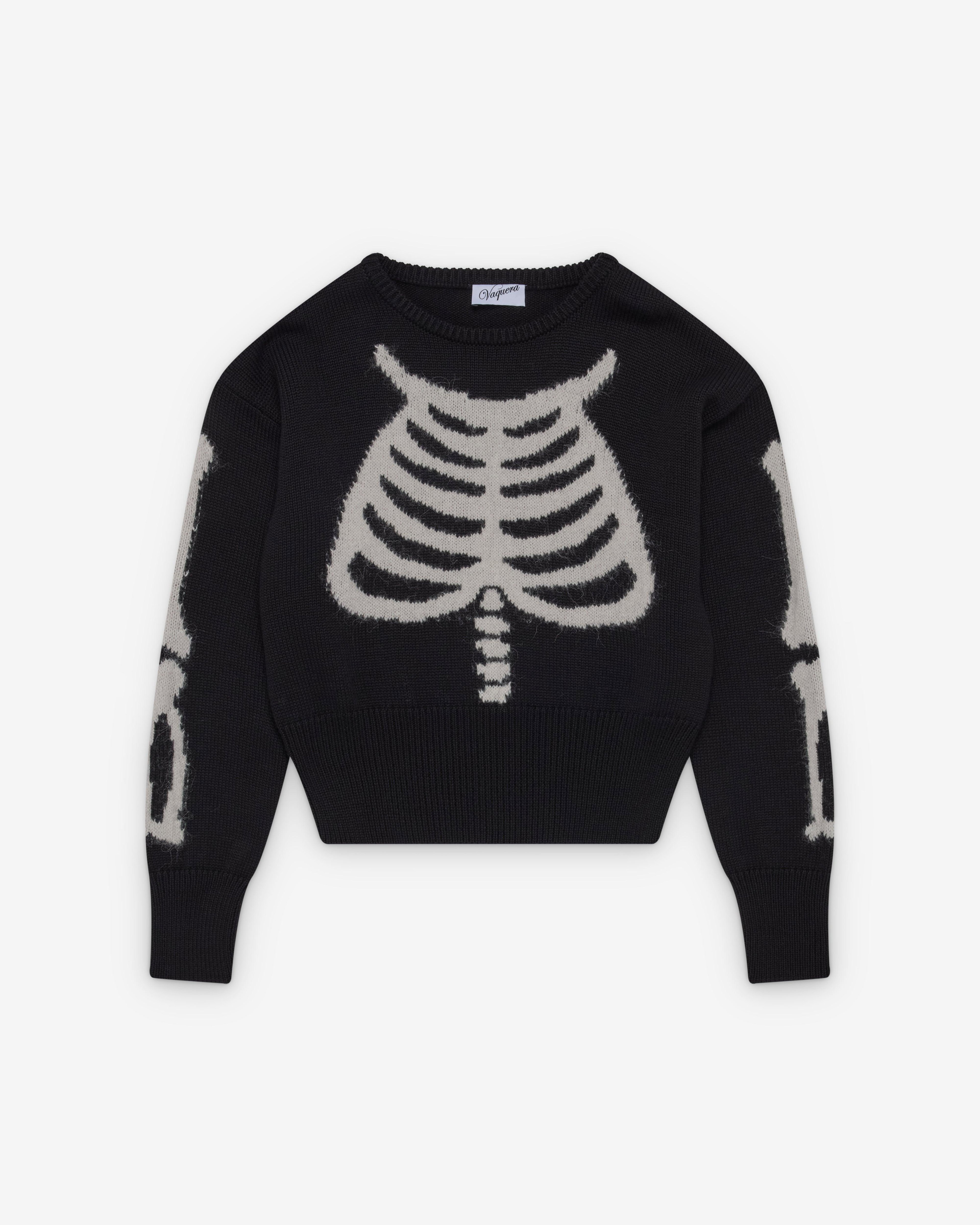 Vaquera - Women's Skeleton Sweater - (Black) by VAQUERA