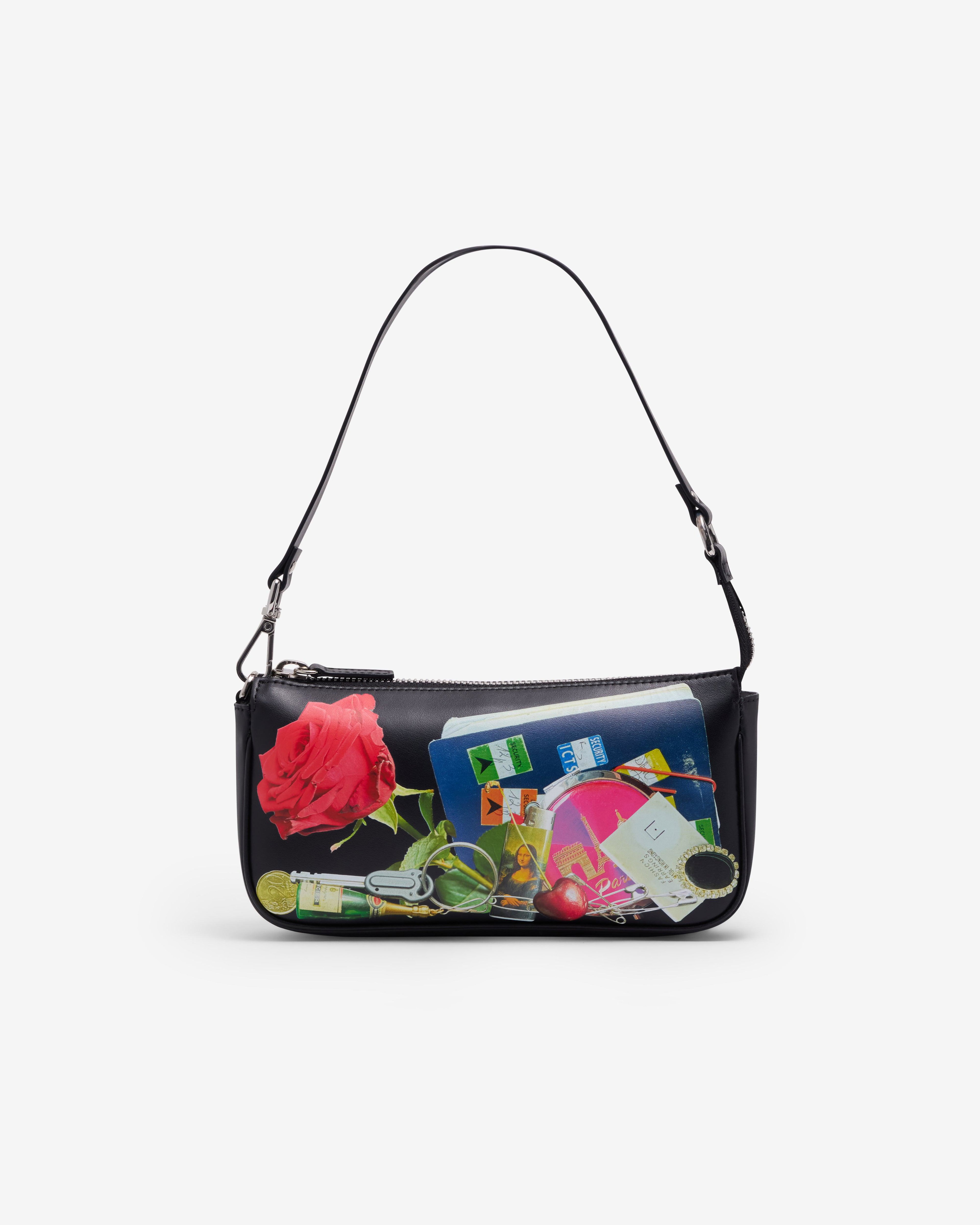 Vaquera - Women's Trompe L'Oeil Pochette Bag - (Black) by VAQUERA