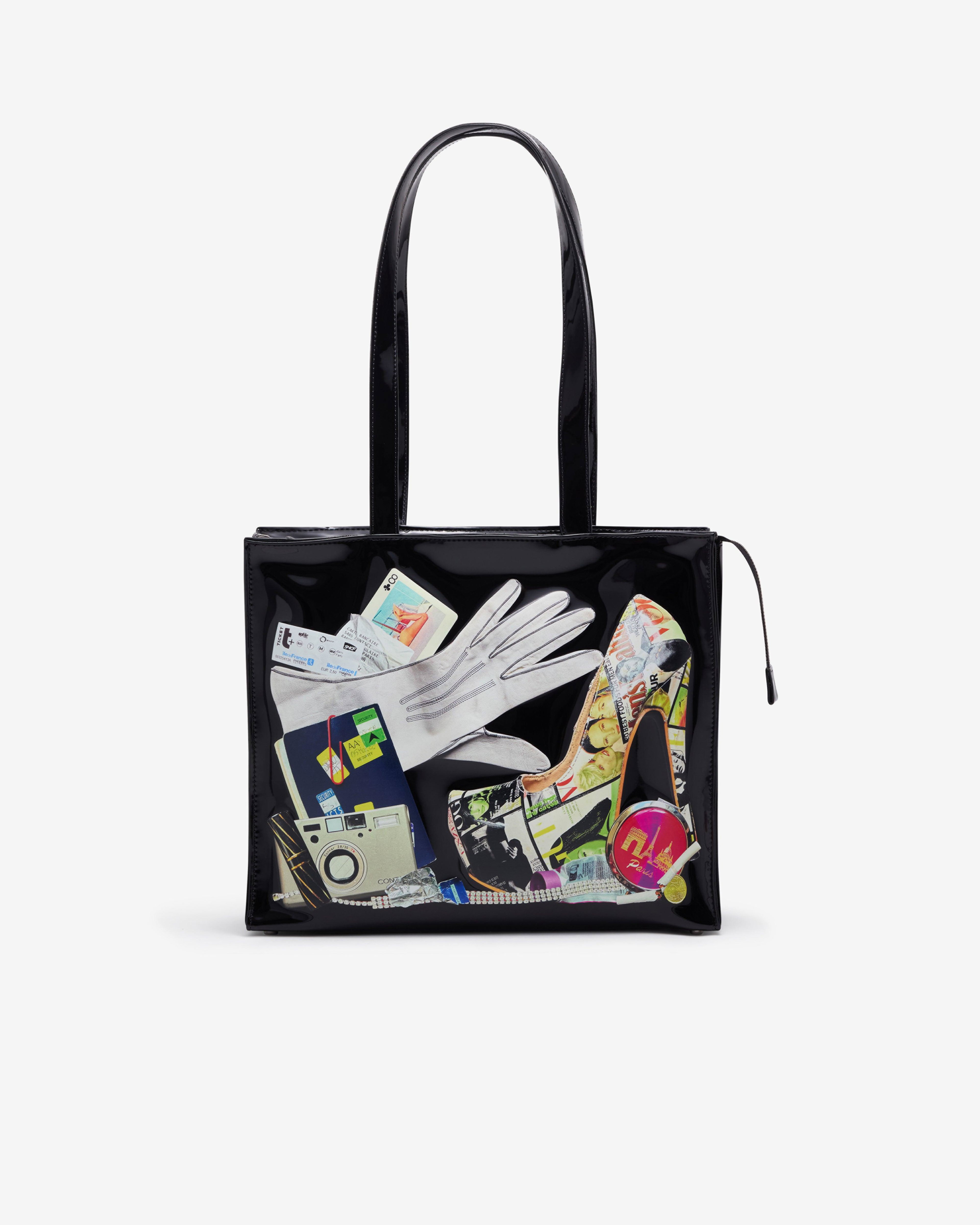 Vaquera - Women's Trompe L'Oeil Tote Bag - (Black) by VAQUERA
