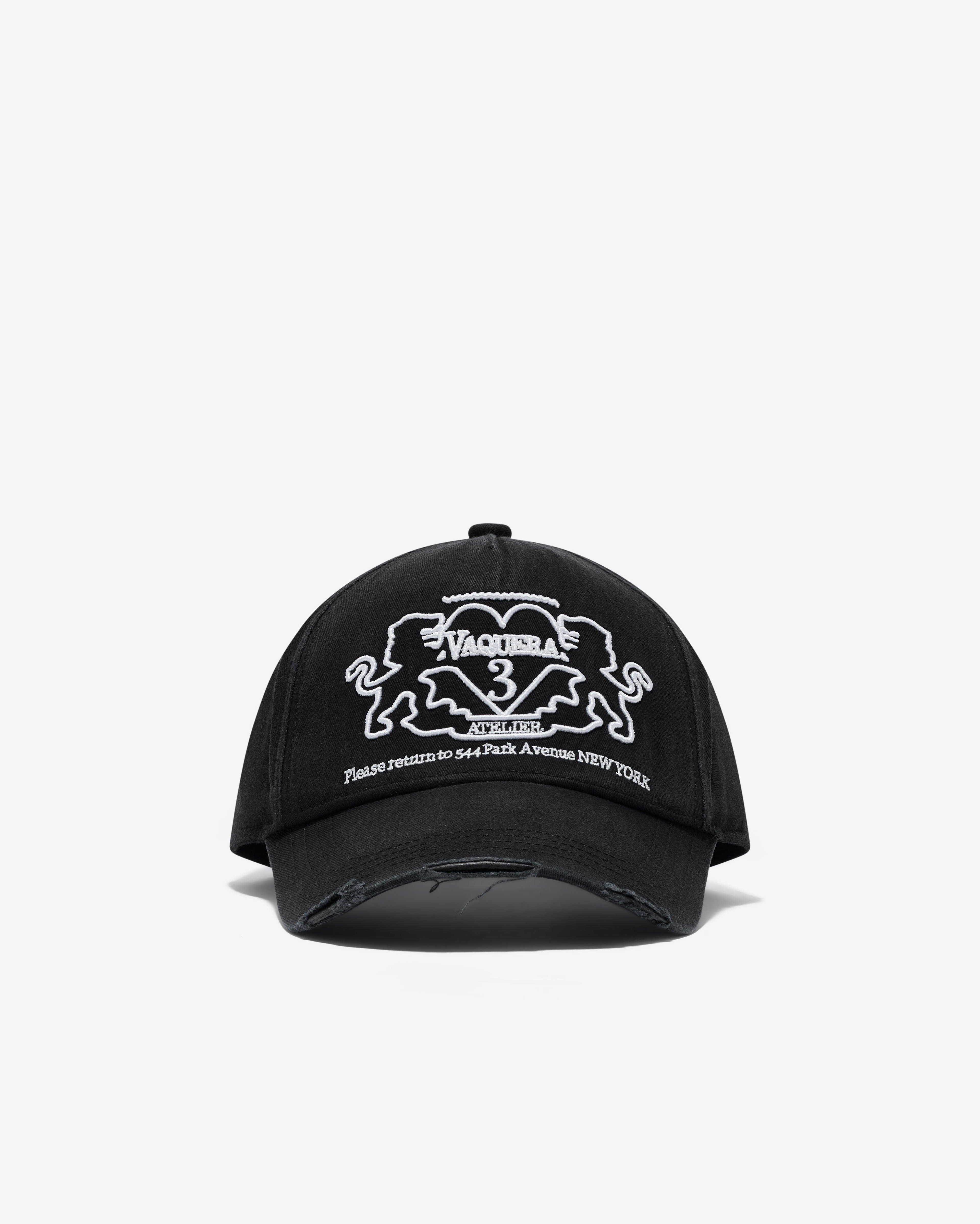 Vaquera - Women’s Women Baseball Cap Woven - (Black) by VAQUERA