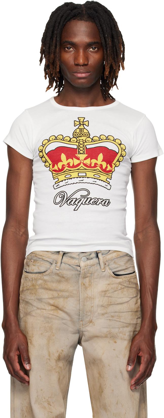 White Crown Baby T-shirt by VAQUERA