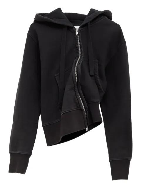 cotton zip hoodie by VAQUERA