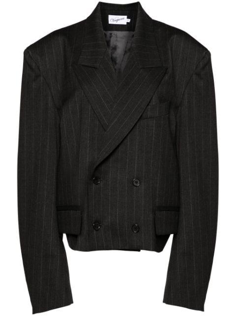 pinstripe blazer by VAQUERA
