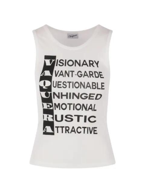 printed top by VAQUERA
