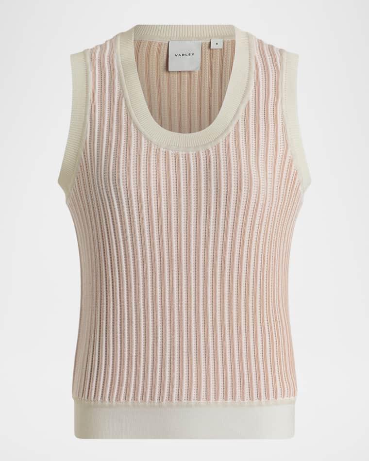 Aldcroft Stitch Knit Tank Top by VARLEY