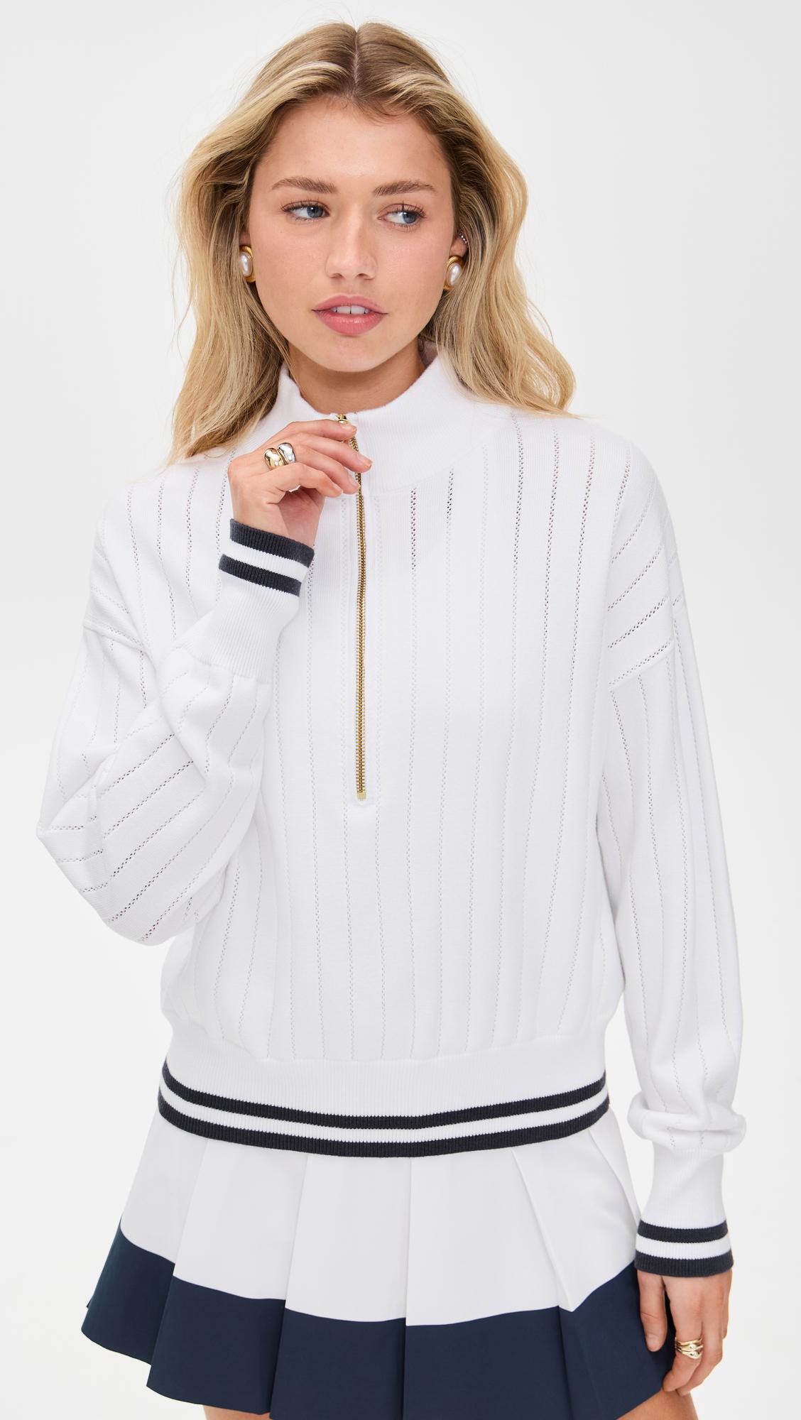 Aliyah Half Zip Knit Sweater by VARLEY
