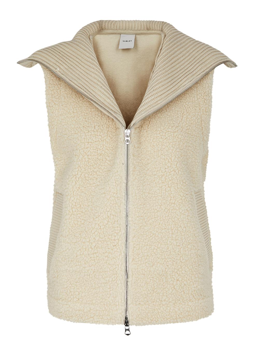 Aspen faux shearling gilet by VARLEY