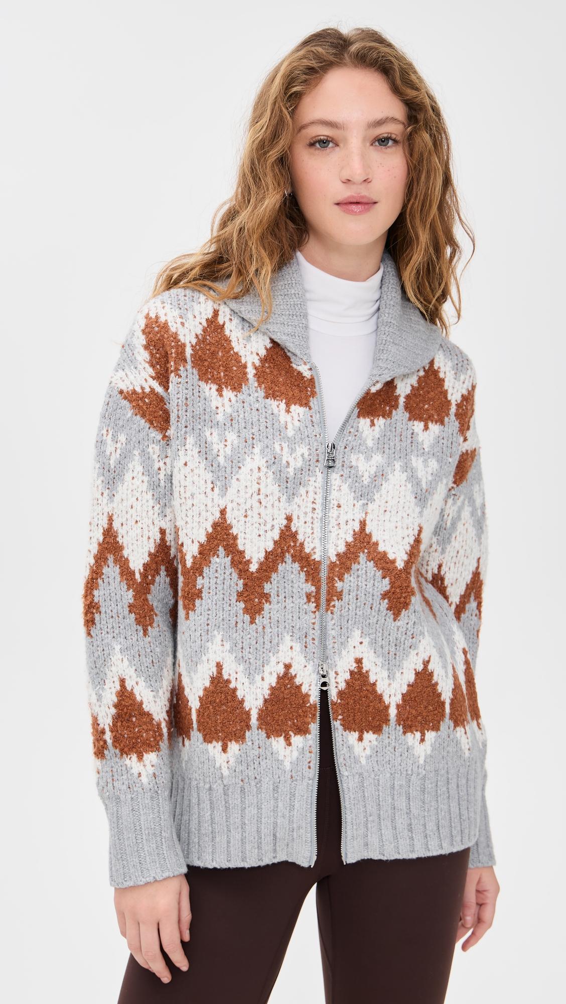 Brockley Jacquard Knit Jacket by VARLEY
