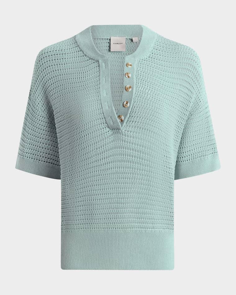 Callie Open-Knit Top by VARLEY