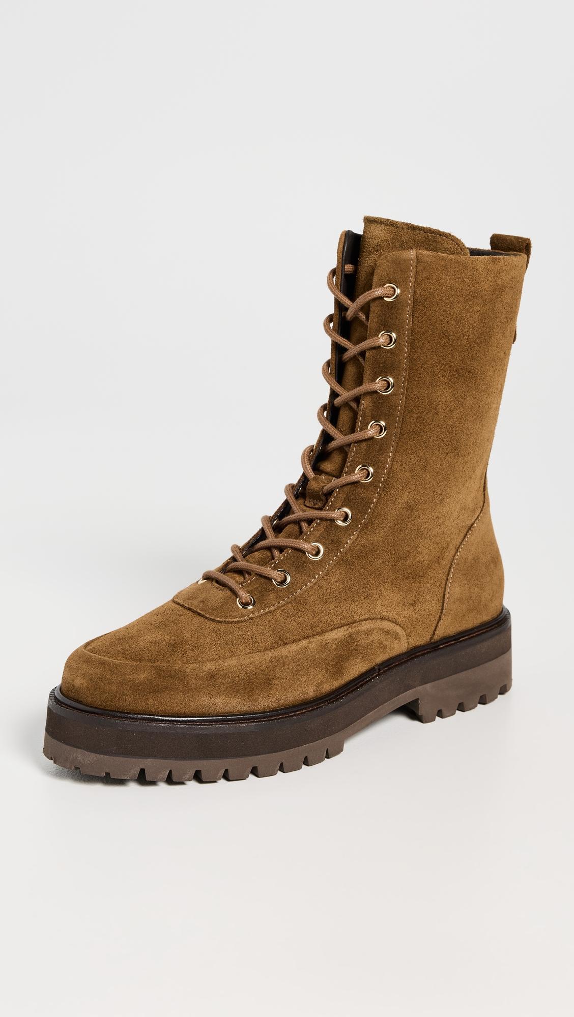 Calsen Suede Lug Sole Boots by VARLEY