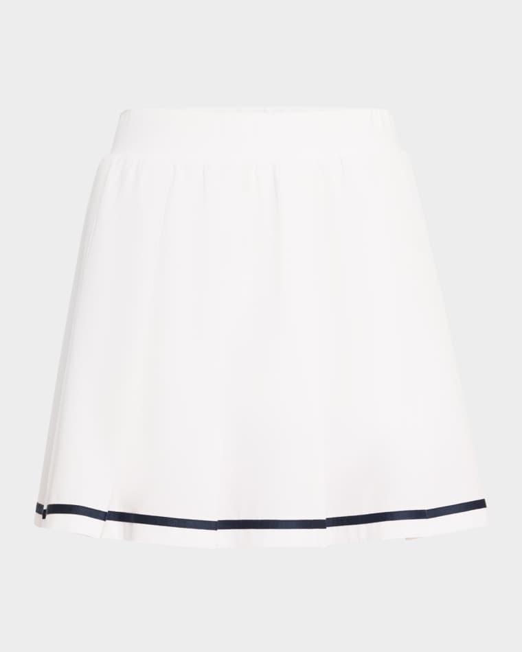 Clarendon Pleated High-Rise Skort by VARLEY