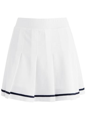 Clarendon pleated stretch-jersey skort by VARLEY