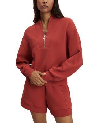Davidson Half Zip Sweatshirt & Atrium High Rise Shorts by VARLEY