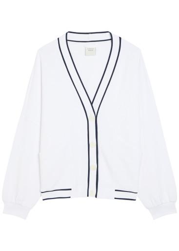 Decker Off Court stretch-jersey cardigan by VARLEY