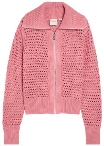 Eloise open-knit cotton sweatshirt by VARLEY