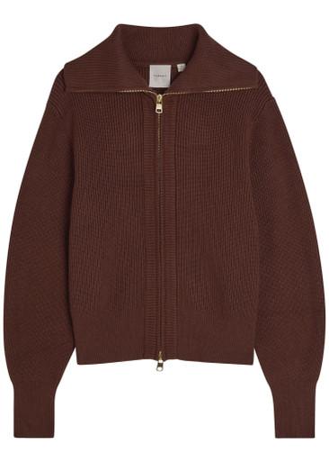 Enrico ribbed knit cardigan by VARLEY